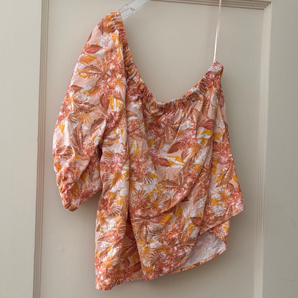 LOFT Floral  One Shoulder Women's Top
